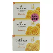 Enchanteur Perfumed Soap Charming with Fine Fragrance- 3X125gms