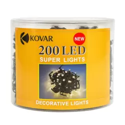 Kovar Super Bright Decorative LED String Lights For Various Decorating Purposes- 200 Led Bulbs