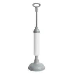 High Pressure Rubber Drain Vacuum Plunger With Strong Suction Power- Gray