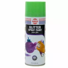 Glitter Spray Paint for Party Decoration and Crafting, 400 ml, Green