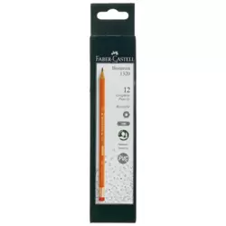 Faber Castell Bonanza 1320 Graphite Pencil HB with Eraser Tip- 12pcs