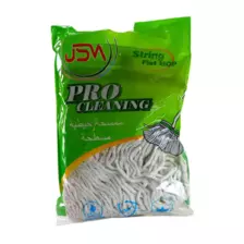 Pro Cleaning String Flat Mop Soft Drying Mop Head- Blue color