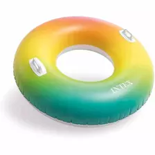 Inflatable Giant Whirl Tube Swim Ring Vinyl Material Multicolor Suitable For Child And Adult