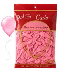 Doneel Helium Birthday Balloon 12inch for Balloon Arch or Balloon Garland 100pcs- Pink