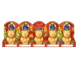 Lindt Teddy Bear Shaped Milk Chocolate Wrapped In Golden Paper- 50gms