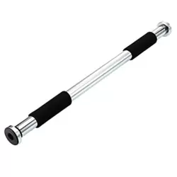 Pro Action Door Gym Bar For Home Workout- Black