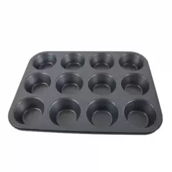 Home Maker AVCI Non-Stick Easy to Clean- 12 Small Cups Muffin Pan