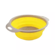 Foldable Silicon Colanders Collapsible Space Saver Kitchen Strainers