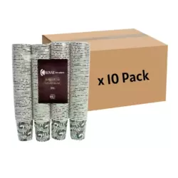 Kovar Disposable 7 oz Bulk Paper Cups 200pcs- 10 Pack
