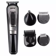 Geepas Rechargeable 11in1 Grooming Kit, Black Shaving Machine for Mens, Multifunction Beard Shaver