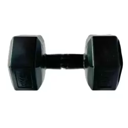 Neoprene and Vinyl Coated Hand Dumbbells For Adult Black Colored- 5kg