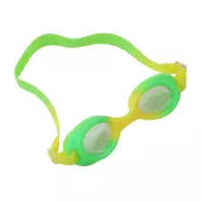 Grilong Swimming Goggles with Ear Plugs, Protective Case, Swim Goggles, Adjustable Strap for Adults - Light Green