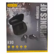 Generic Trulely Wireless Earphones, K90 With Noise Reduction, Bluetooth Earbuds - White