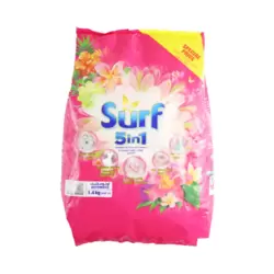 Surf 5in1 Jasmine and French Flowers Automatic Detergent Powder- 1.4Kg