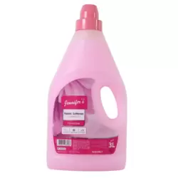 Jennifers Extra Softness Fabric Softener With Long Lasting Fragrance Of Floral Pink- 3Ltr