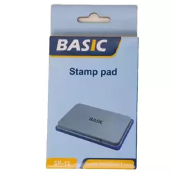 Blue ink ink pad case