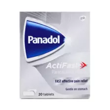 Panadol Acti Fast Paracetamol 500mg Effective Pain Relief- 20 Tablets