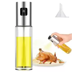 Glass Oil Dispenser Bottle- White