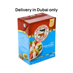 The Three Cows Light White Cheese with Vegetable Oil- 200gms (Delivery in Dubai Only)