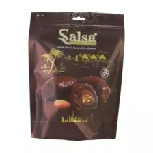 Salsa Dark Choco Date with Almond Chocolate, 500 gm