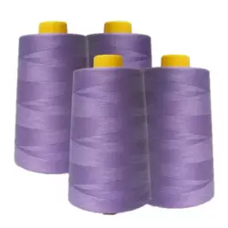 Embroidery Thread Polyester Machine And Hand Sewing Thread 3000 Yards- Purple (Single Pc)