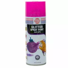 Glitter Spray Paint for Party Decoration and Crafting, 400 ml, Pink