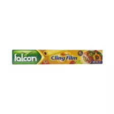 Falcon Extra Quality Cling Film Food Wrap Roll for Fresh Storage- 100 Sqft