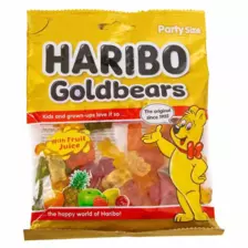 Haribo Gold Bear Jelly Candy With Fruit Juice - 160gm