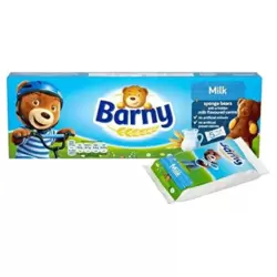 Barni Bear Shaped Soft Spongy Milk Flavored Cake- 5X150gms