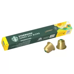 Starbucks Sunny Day Blend Ground Roasted Coffee Capsule By Nespresso With Intensity 5- 10pcs