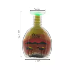 Dubai Sand Bottle, Sand Bottle Art Dubai, Decorative Candle Assorted Colour, 12cm- Art No. 3
