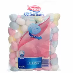 Tippees Soft Classic Cotton Balls- Multicolor