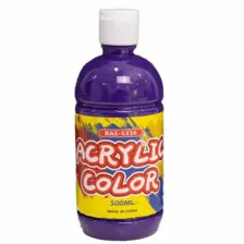 ACRYLIC COLOR 500ML PURPLE