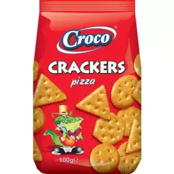 Croco Pizza Flavored Crackers- 100gms