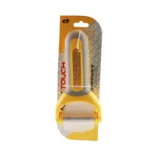 Multifunctional 3 in 1 Peeler with Non Slip Comfortable Handle and Safety Guard- Yellow