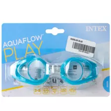 Intex Aqua Flow Swimming and Racing Goggles with White Shades- Blue