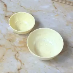 Dynasty Melamine Marble Designed 3.5 Inch Bowl- Ivory