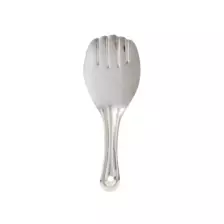 Raj Steel Rice Serving Silver Spoon, 25 cm