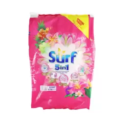 Surf 5in1 Jasmine and French Flowers Automatic Detergent Powder- 2.4Kg