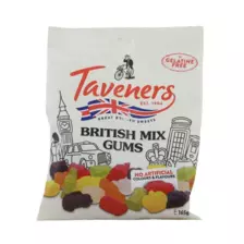 Taveners British Mix Gum, Soft Jelly With Assorted Flavors - 165gms