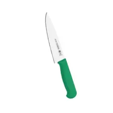 Tramontina Professional Knife Stainless Steel High Carbon blade, Ergonomic Polypropylene Antibacterial handle- 8 Inch, Green