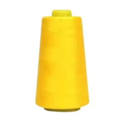 Embroidery Thread Polyester Machine And Hand Sewing Thread 3000 Yards- Yellow