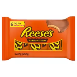 Reeses Peanut Butter Cups- 6pcs