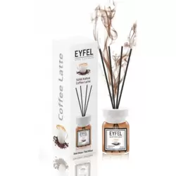Eyfel Reed Diffuser Coffee Latte Perfume Aroma Home Fragrance- 120ml