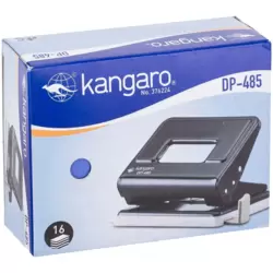 Kangaroo 2 Hole Paper Punch Machine- Black