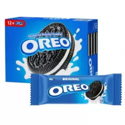 Oreo Original Chocolate And Vanilla Cream Cookies Multipack- 12X36.8gms