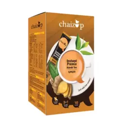 Chaizup Instant Premix Ginger Karak Tea Sachet- 10pcs