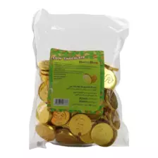 Coin Chocolate BonaBon Coin Shape Chocolate, Golden Colour- 500g