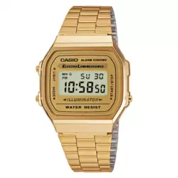 Casio Vintage Retro Digital Gold Bracelet Mens Watch- A168WG-9WDF