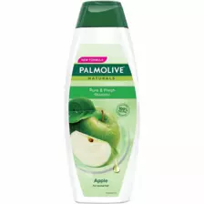 Palmolive Pure and Fresh Shampoo for Normal Hair, 100% Natural Ingredients, Apple Shampoo, 380 ml